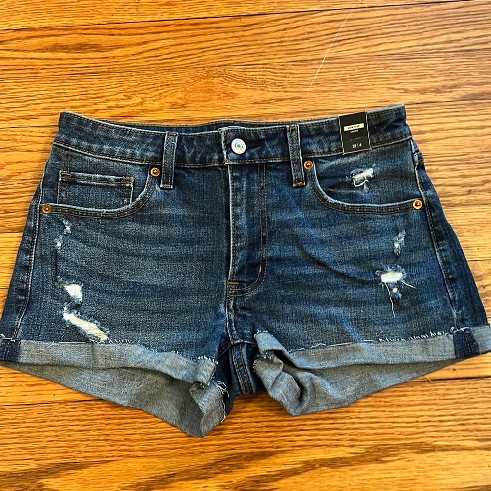 Abercrombie & Fitch Low Rise Jean Shorts